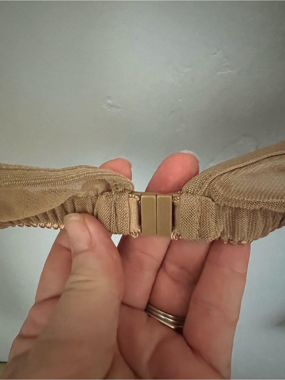 Sheer Taupe Long-Sleeve Layering Shrug - Picture 2 of 3